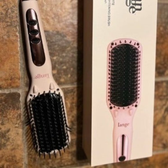 L'ANGE HAIR Le Vite Straightening BrushHeated Straightener Flat Iron